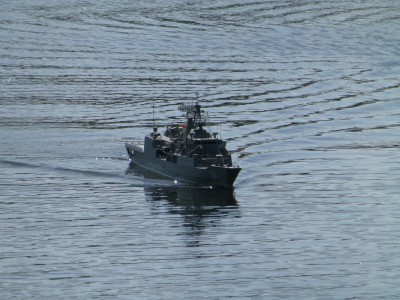HMAS Toowoomba hunting the Scorpion