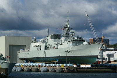 High and dry HMCS St. John's