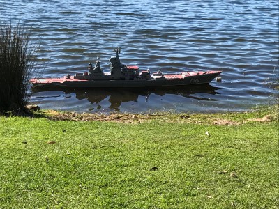 Peter the Great at anchor