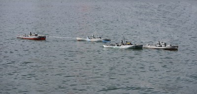 Corvette Flotilla returning from escort duty