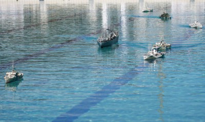 Six Flowers in company with a Liberty ship.