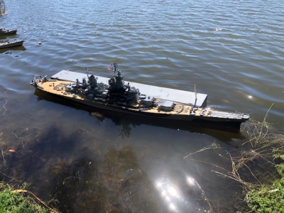 Bob Gilberts USS Missouri moored alongside the wharf