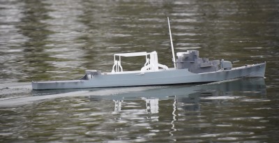 Alan Pew's latest build undergoing sea trials