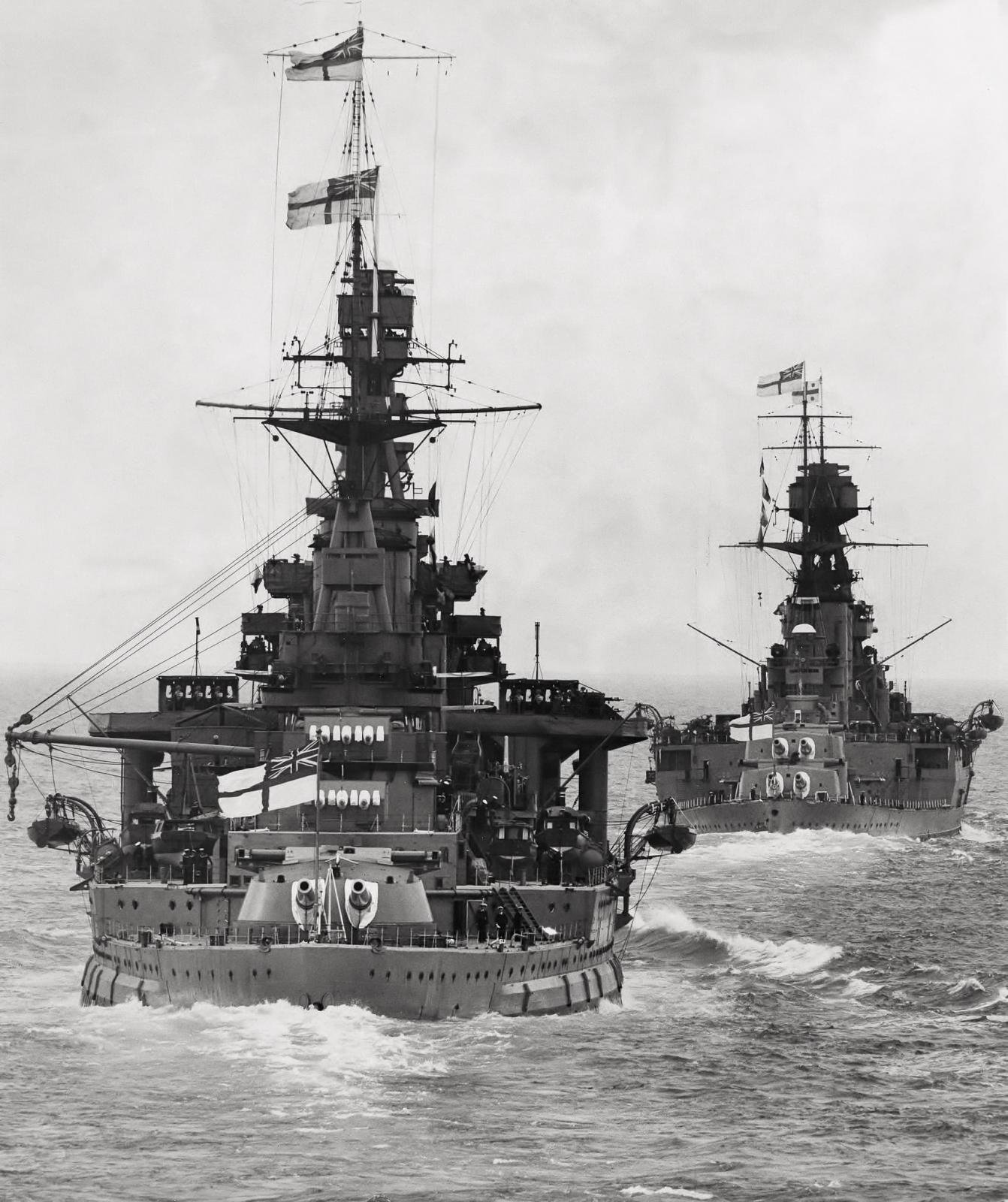 HMS Hood with HMS Renown Astern (1935).jpg