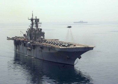 USS Bataan as a Harrier Carrier