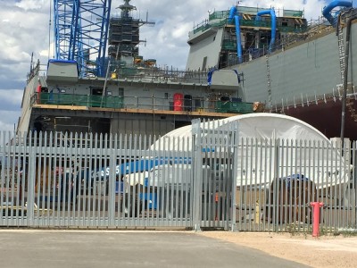 Brisbane's flag bin area